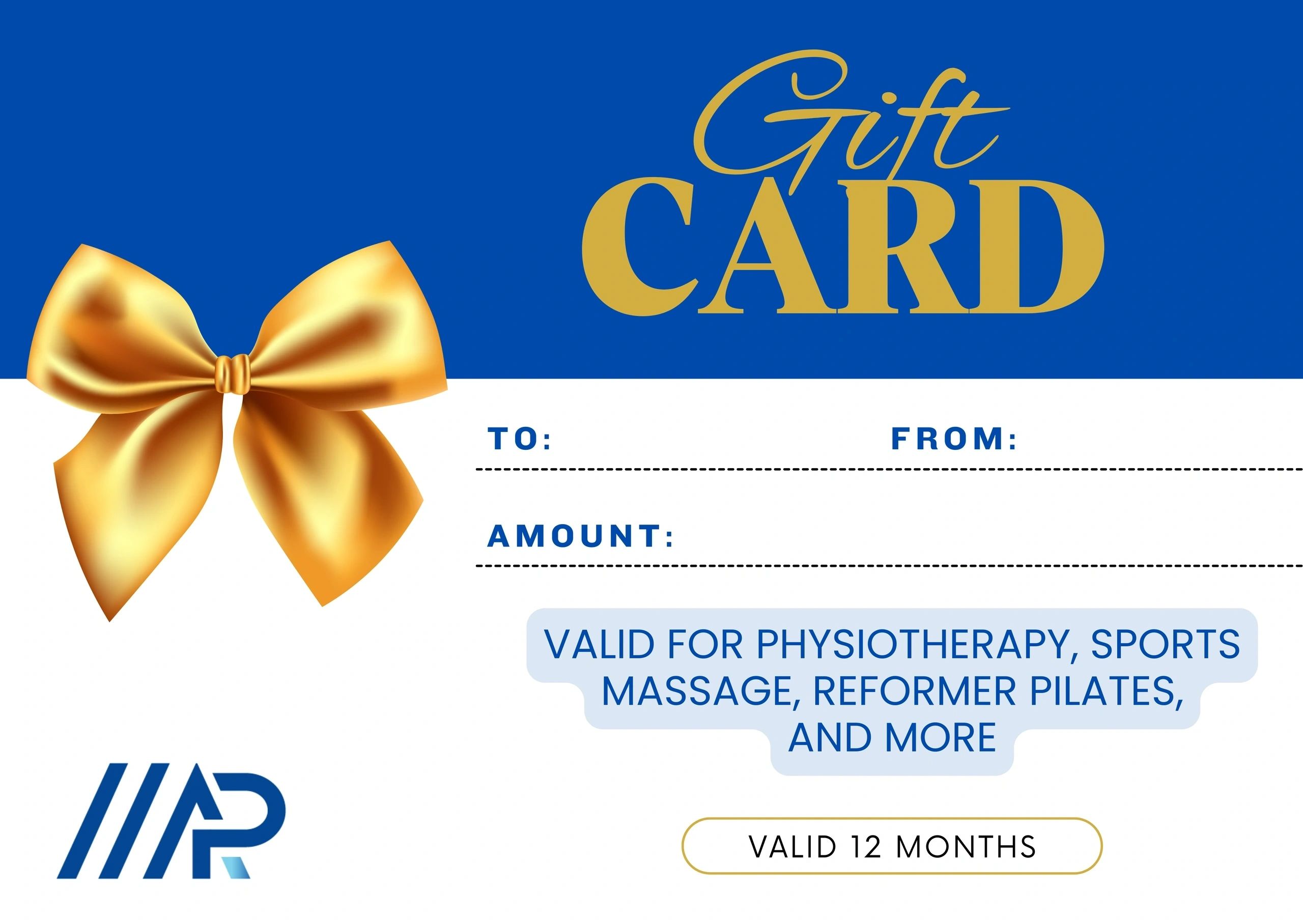 AP Physiotherapy Gift Card